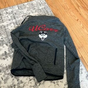 UCONN Colosseum Heather Gray Athletic Hoodie